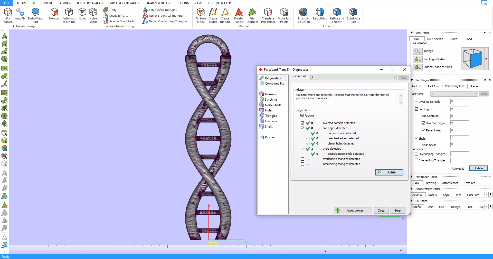 The double helix of Human DNA 3D print model_9