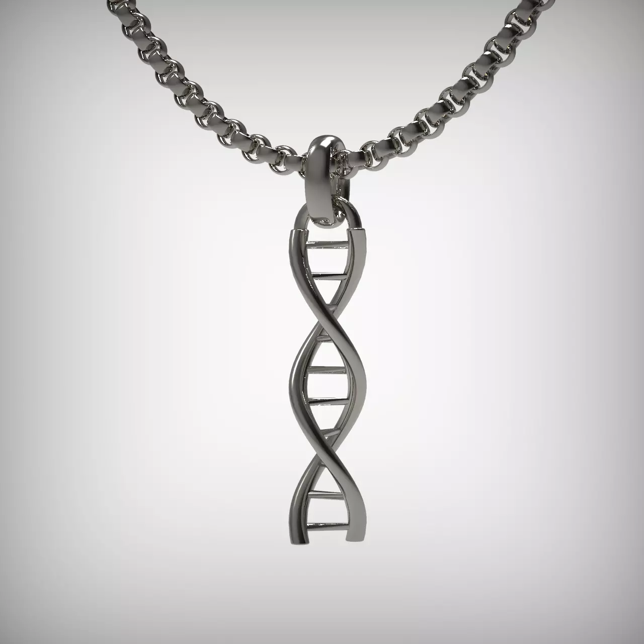 The double helix of Human DNA 3D print model_0
