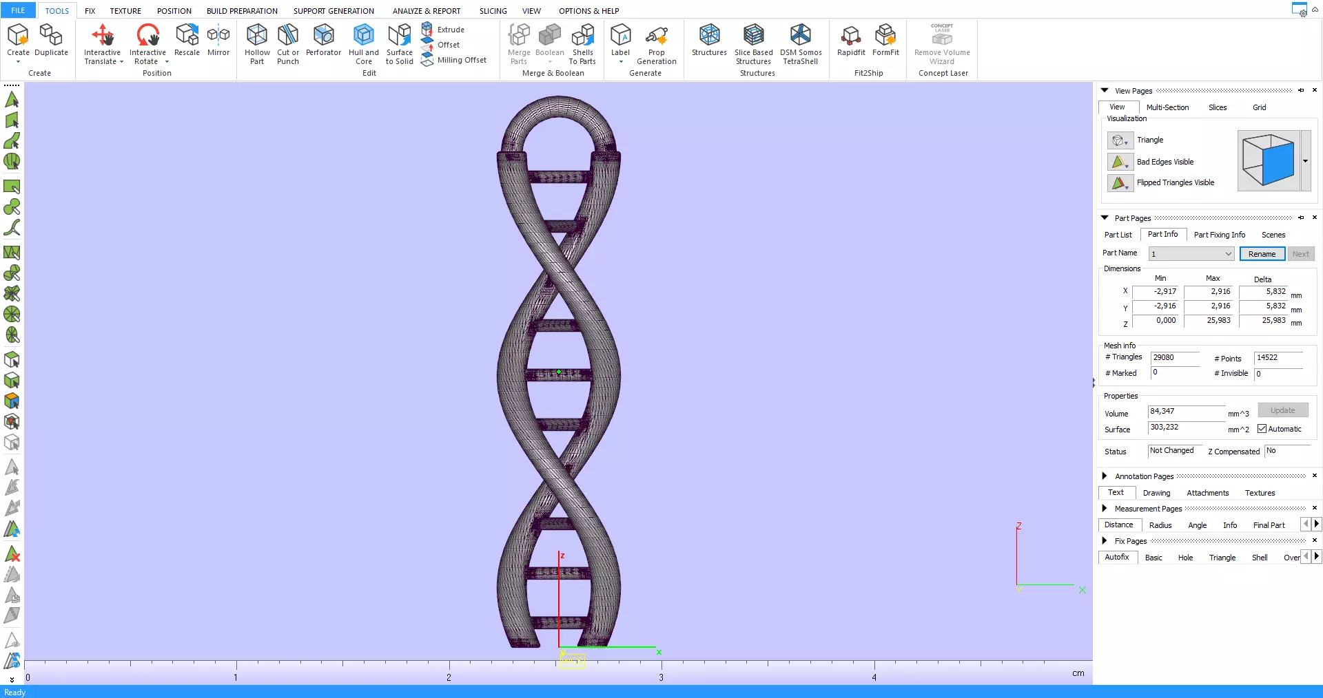 The double helix of Human DNA 3D print model_10
