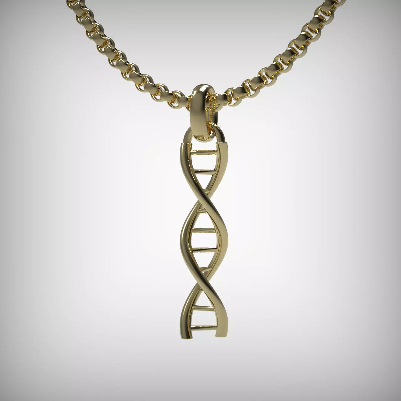 The double helix of Human DNA 3D print model_1