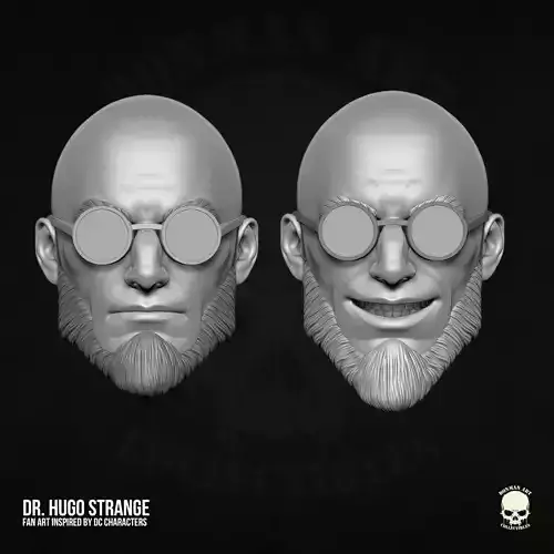 Hugo Strange DC Fan Art STL Files for Action Figures