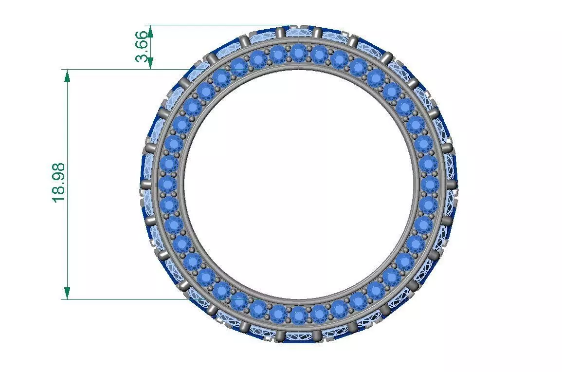Male Ring 3D print model_3