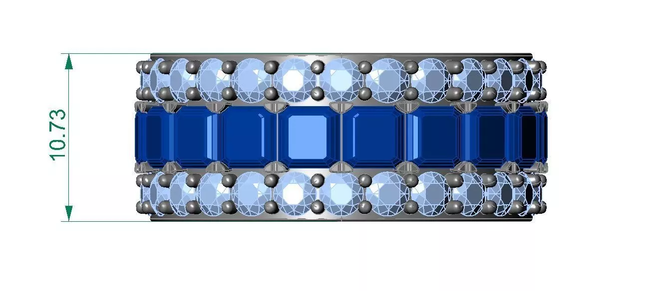 Male Ring 3D print model_2