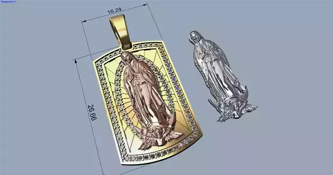 Virgin of Guadalupe Medal - Medalla virgen Guadalupe