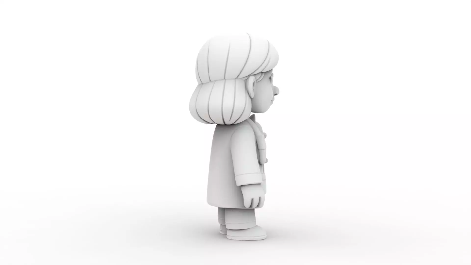Cartoon Veterinarian 3D Printable 3D print model_5