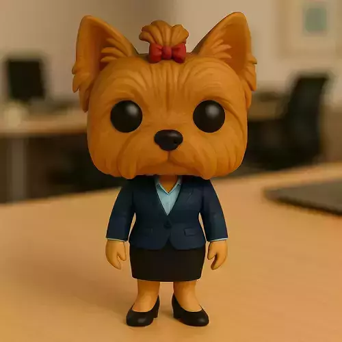 Yorkie Ejecutiva La Pequena Gigante De La Oficina