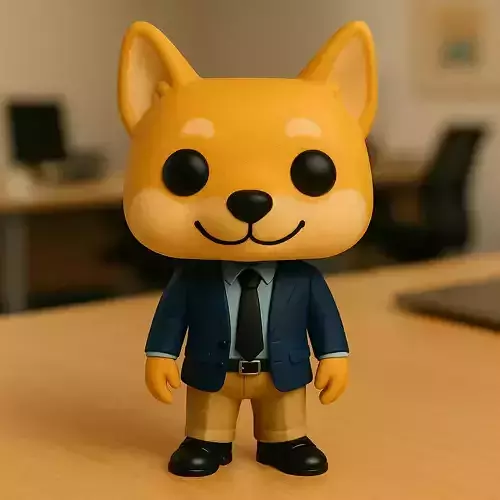 Shiba Dorado Ejecutivo El Empresario Feliz De La Oficina