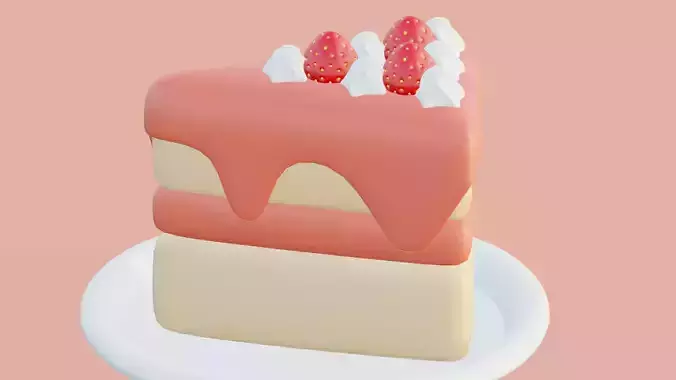 yummy strawberry cake