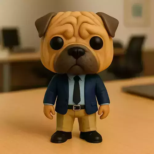Shar Pei Ejecutivo El Diplomatico De La Oficina