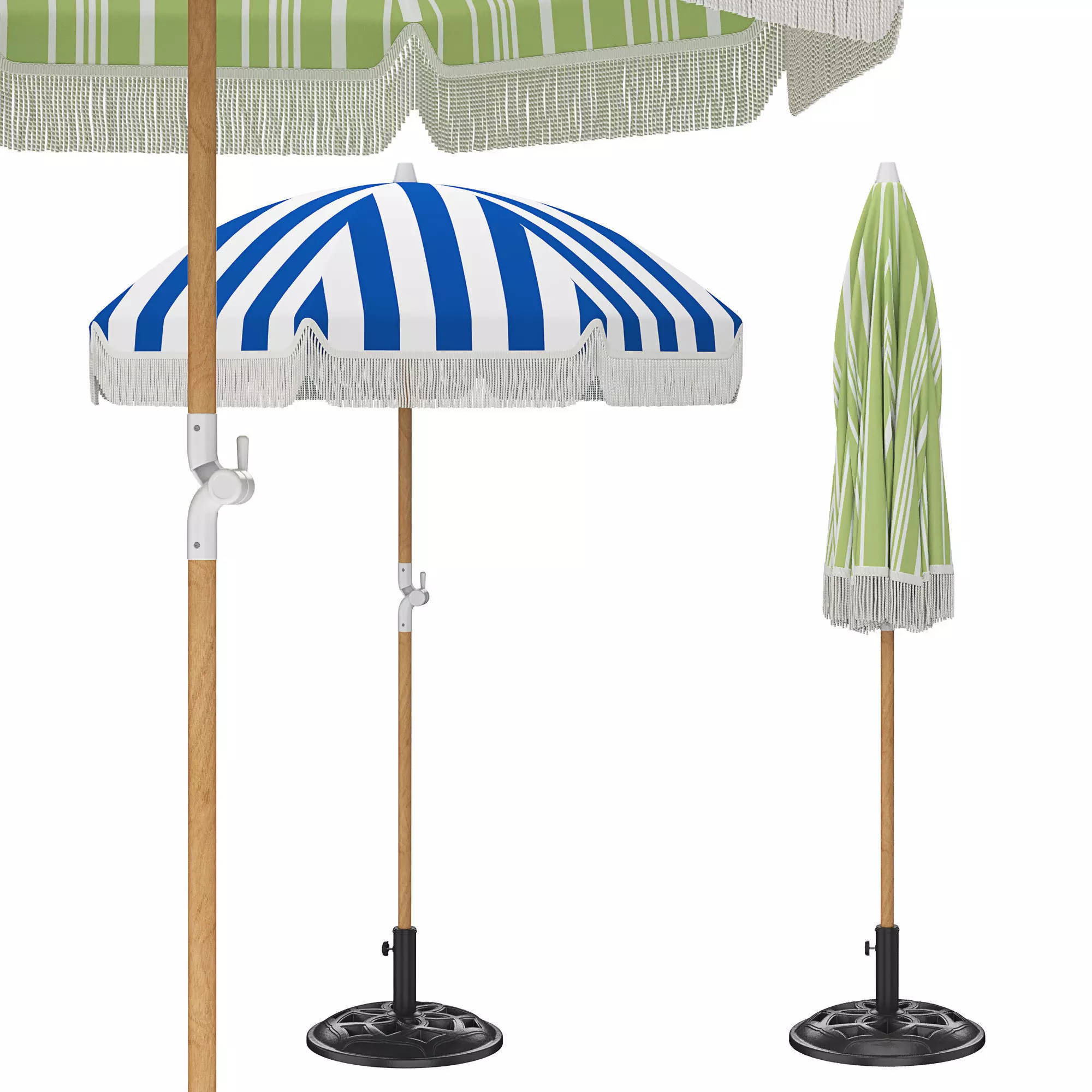 Patio Parasol 150 cm Mondello 3D model