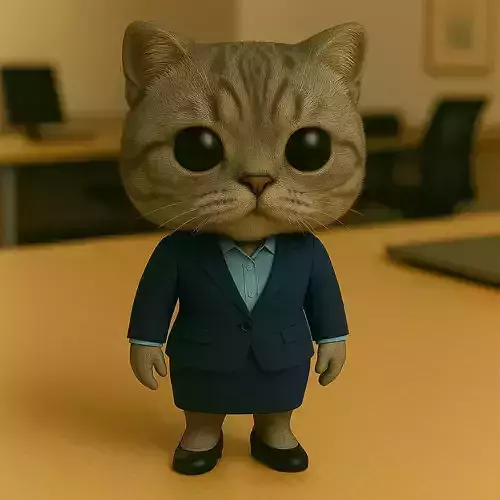 Scottish Fold Ejecutiva La Asesora Calmante de la Oficina