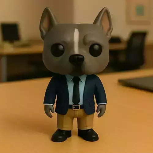 Pitbull Ejecutivo El Lider Determinado De La Oficina