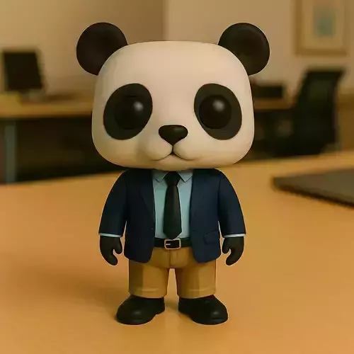 Panda Ejecutivo El Estratega Sereno de la Oficina