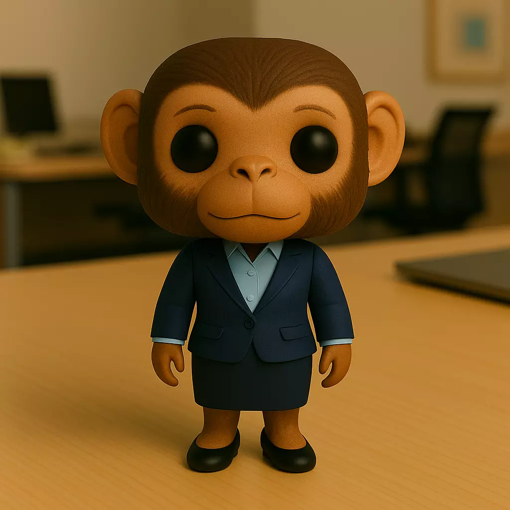 Mono Ejecutiva La Innovadora Astuta de la Oficina 3D print model