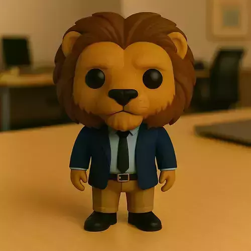 Leon Ejecutivo El Lider Audaz de la Oficina