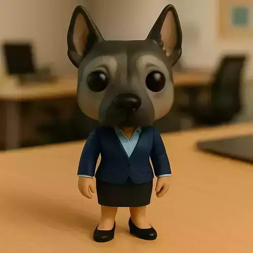 Gran Danesa Ejecutiva La Gigante Gentil De La Oficina