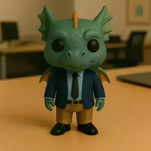 Dragon Ejecutivo El Visionario Poderoso de la Oficina