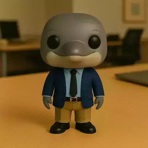 Delfin Ejecutivo El Comunicador Brillante de la Oficina