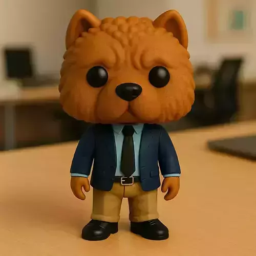 Chow Chow Ejecutivo El Emperador Sereno De La Oficina