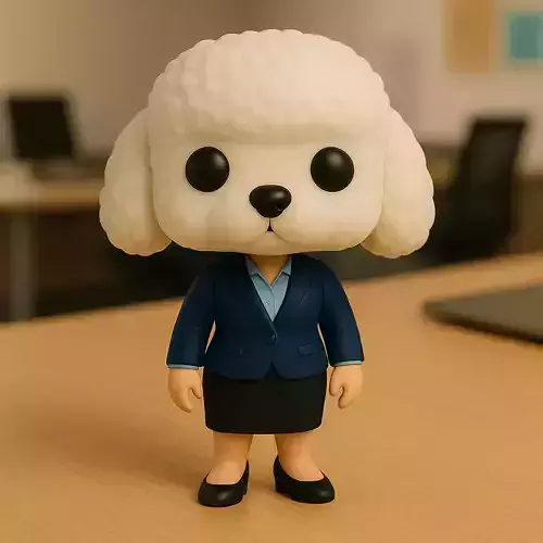 Bichona Ejecutiva La Diplomatica Esponjosa De La Oficina