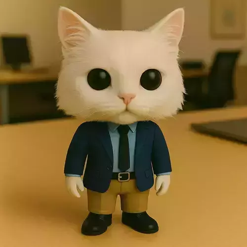 Angora Turco Ejecutivo El Visionario Sofisticado de la Oficina