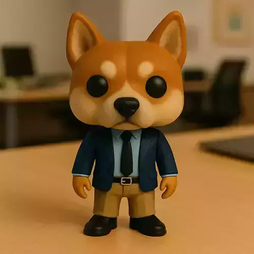 Akita Ejecutivo El Guardian Leal De La Oficina