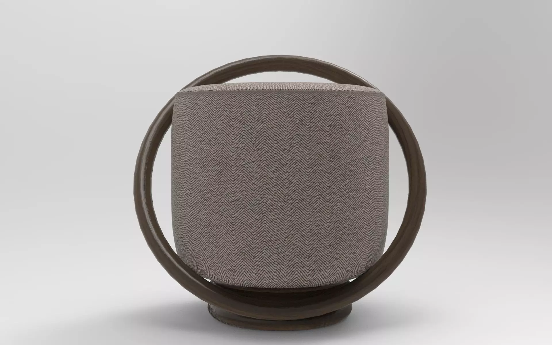Kuan Pouf Low-poly 3D model_4