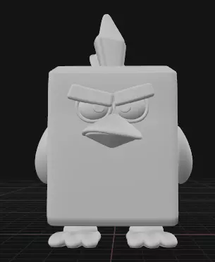 ice bird angry birds 3D print model_1