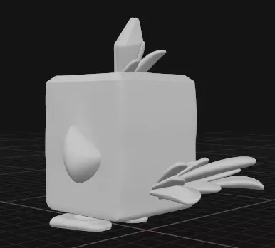 ice bird angry birds 3D print model_3