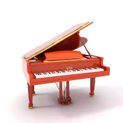 Classic Mahogany Piano model pack Low-poly 3D model