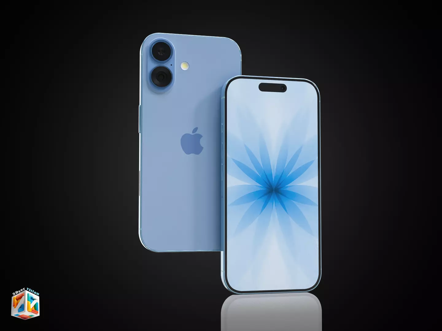 iPhone 17 full 4 Colors Bundle 3D model_12