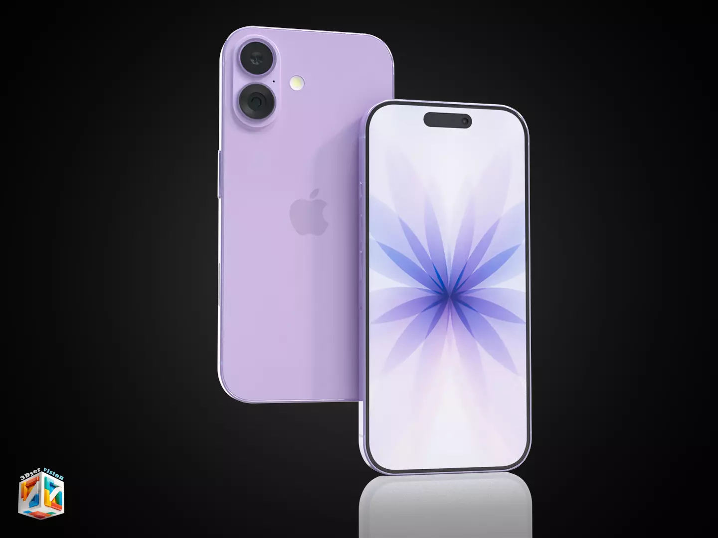 iPhone 17 full 4 Colors Bundle 3D model_14