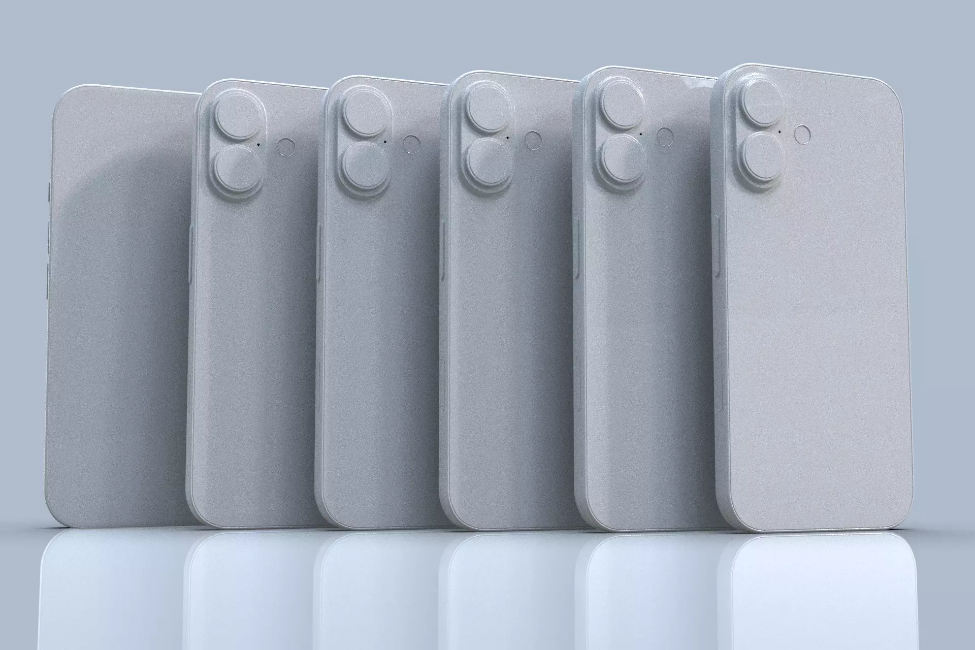 iPhone 17 full 4 Colors Bundle 3D model_23