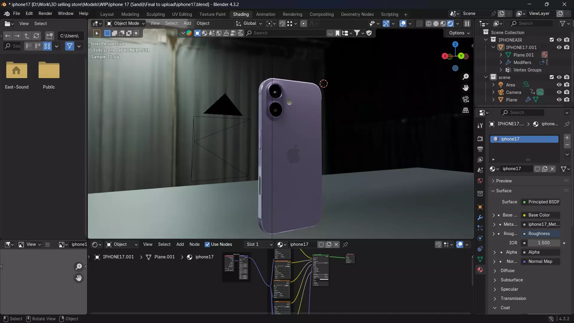 iPhone 17 full 4 Colors Bundle 3D model_15