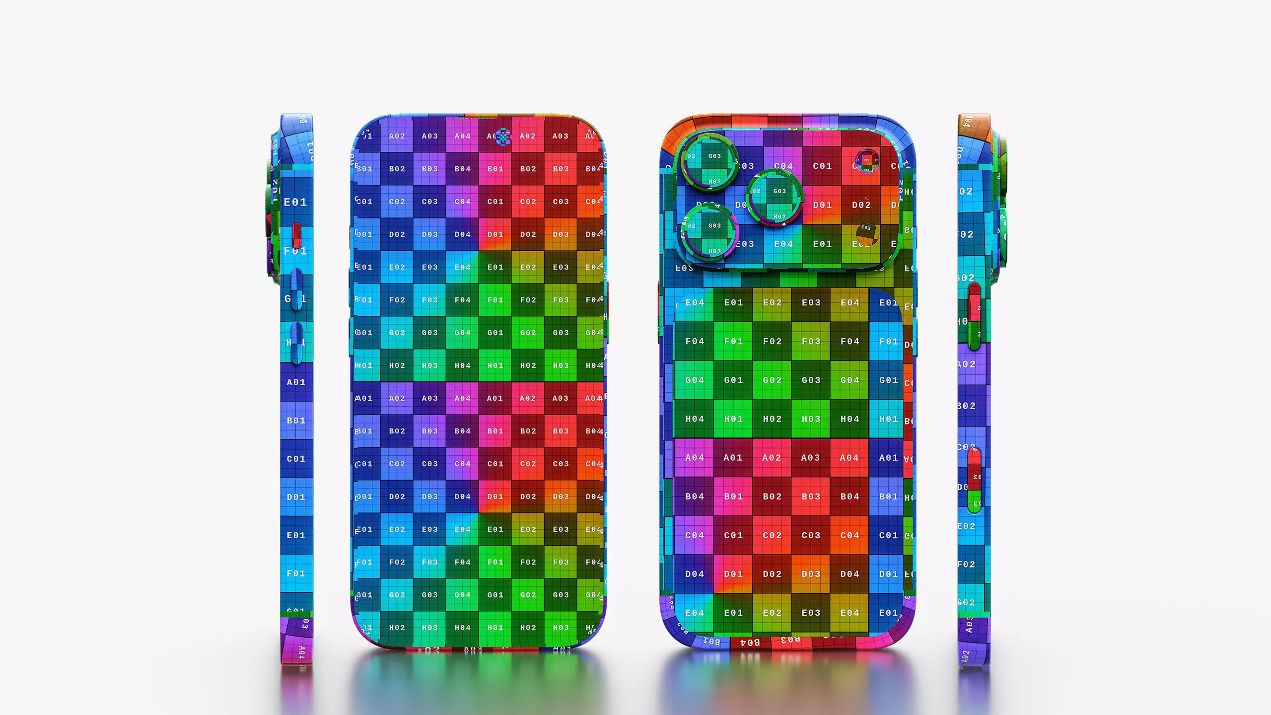 Apple iPhone 17 Pro All Colors 3D Model Collection_26