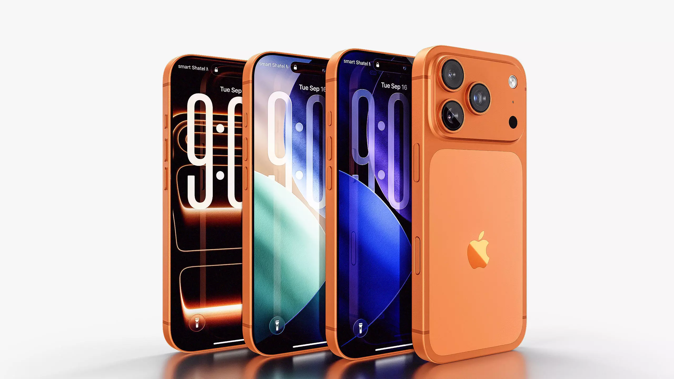 Apple iPhone 17 Pro All Colors 3D Model Collection_2