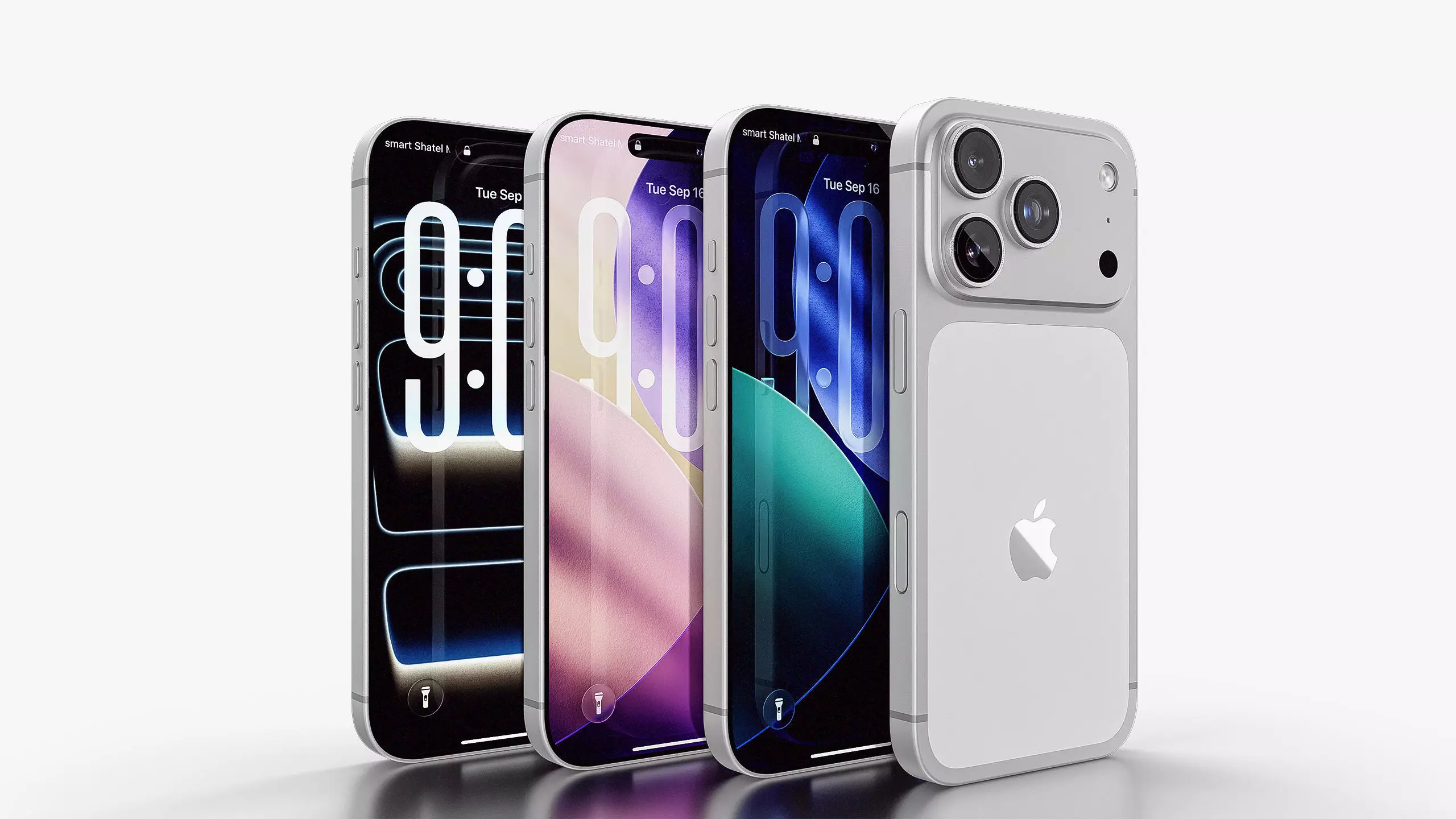Apple iPhone 17 Pro All Colors 3D Model Collection_1