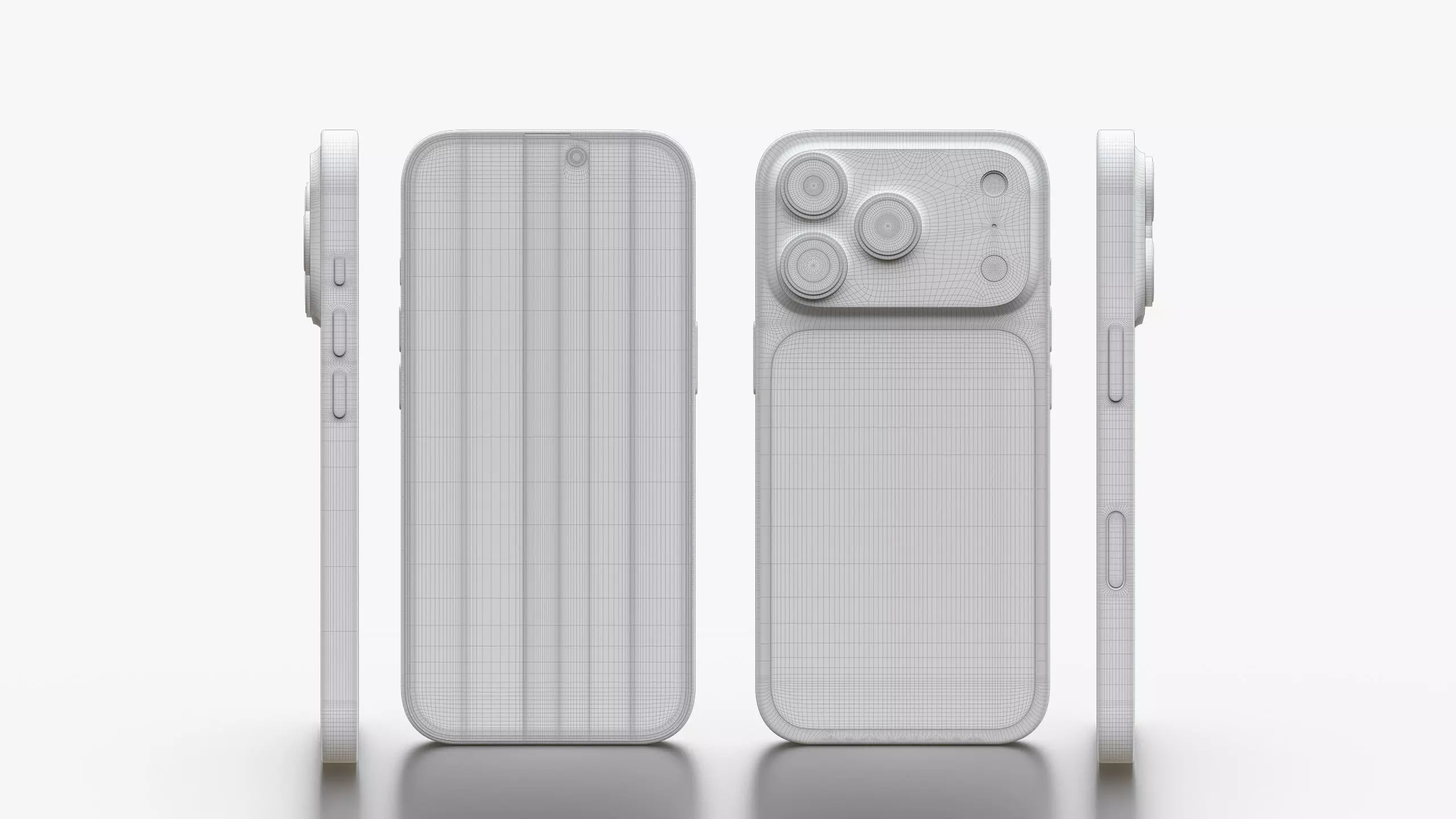 Apple iPhone 17 Pro All Colors 3D Model Collection_27