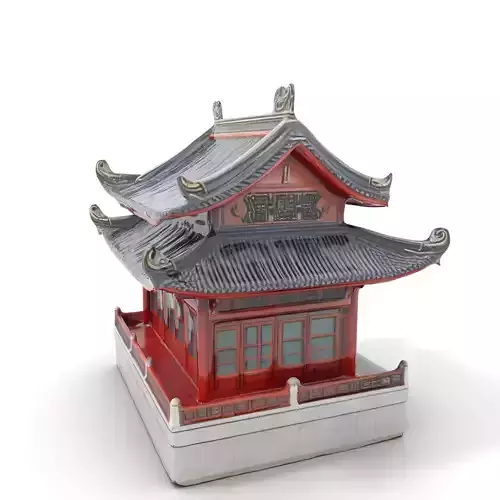 Elegant Pagoda Structure model pack