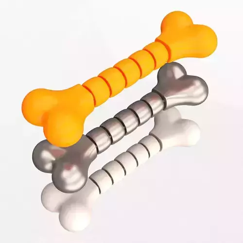 Dog Bone Skeleton Flexi Articulated 3D print model