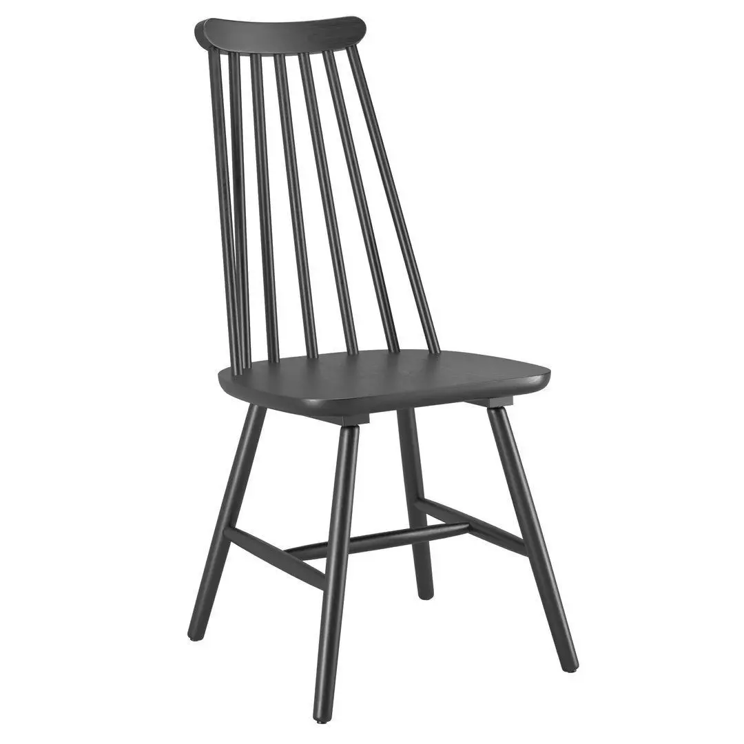 Wooden Dining Table with Chairs Burbank 3D model_1