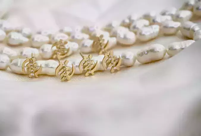 Sahmani Gye Nyame Deluxe Diamond Earrings STL 