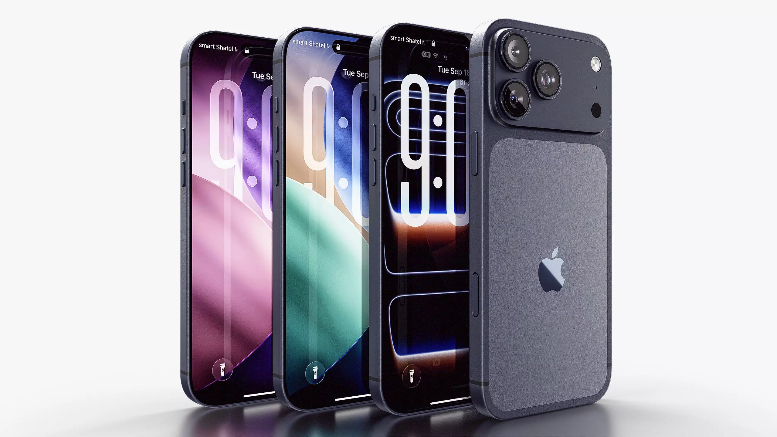 Apple iPhone 17 Pro Max All Colors 3D Model Collection_3