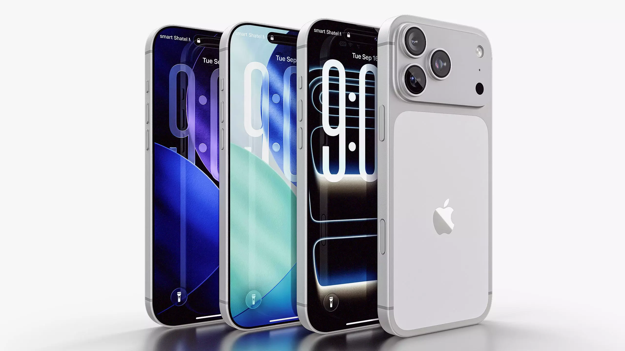 Apple iPhone 17 Pro Max All Colors 3D Model Collection_1