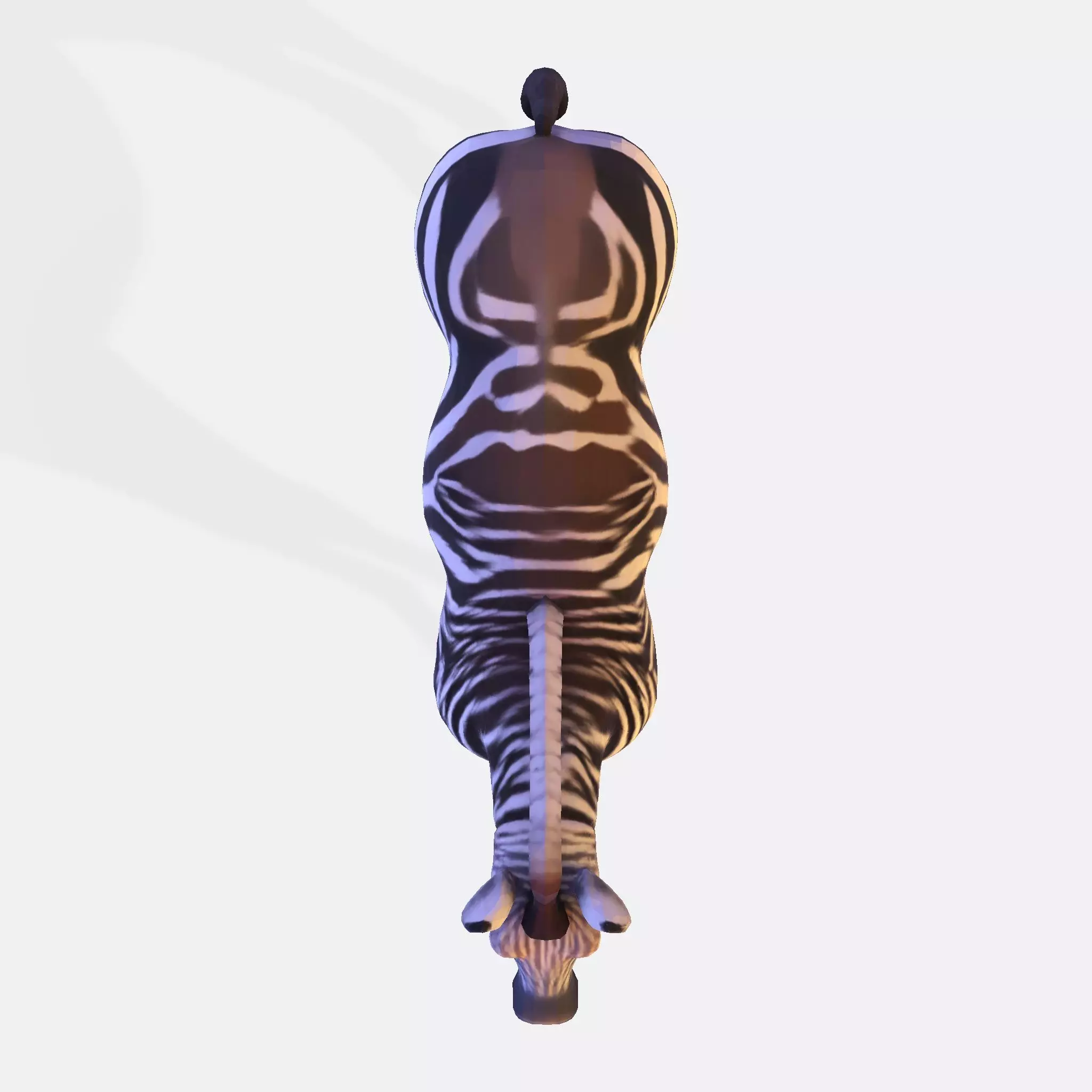 Realistic Zebra 3D Model Rigging Ready Printable Game Low-poly 3D model_18