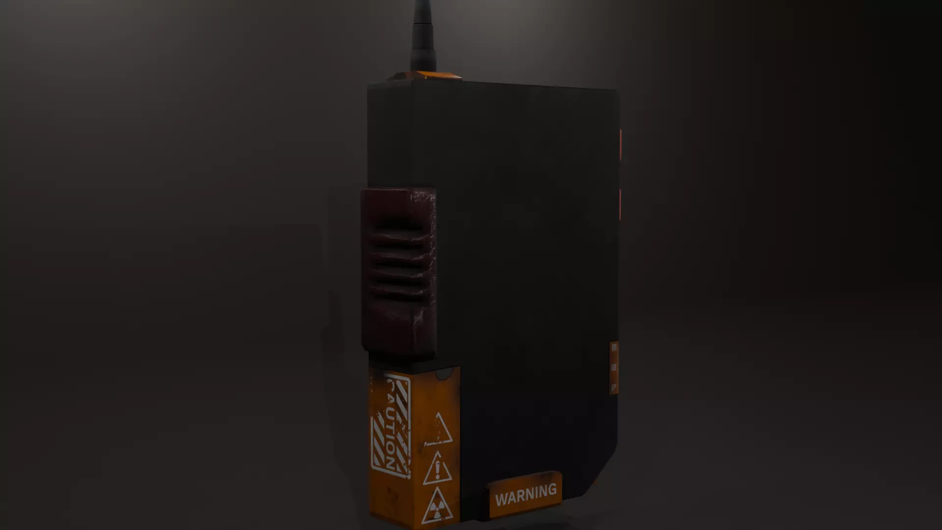 sci-fi Communicator Low-poly 3D model_1