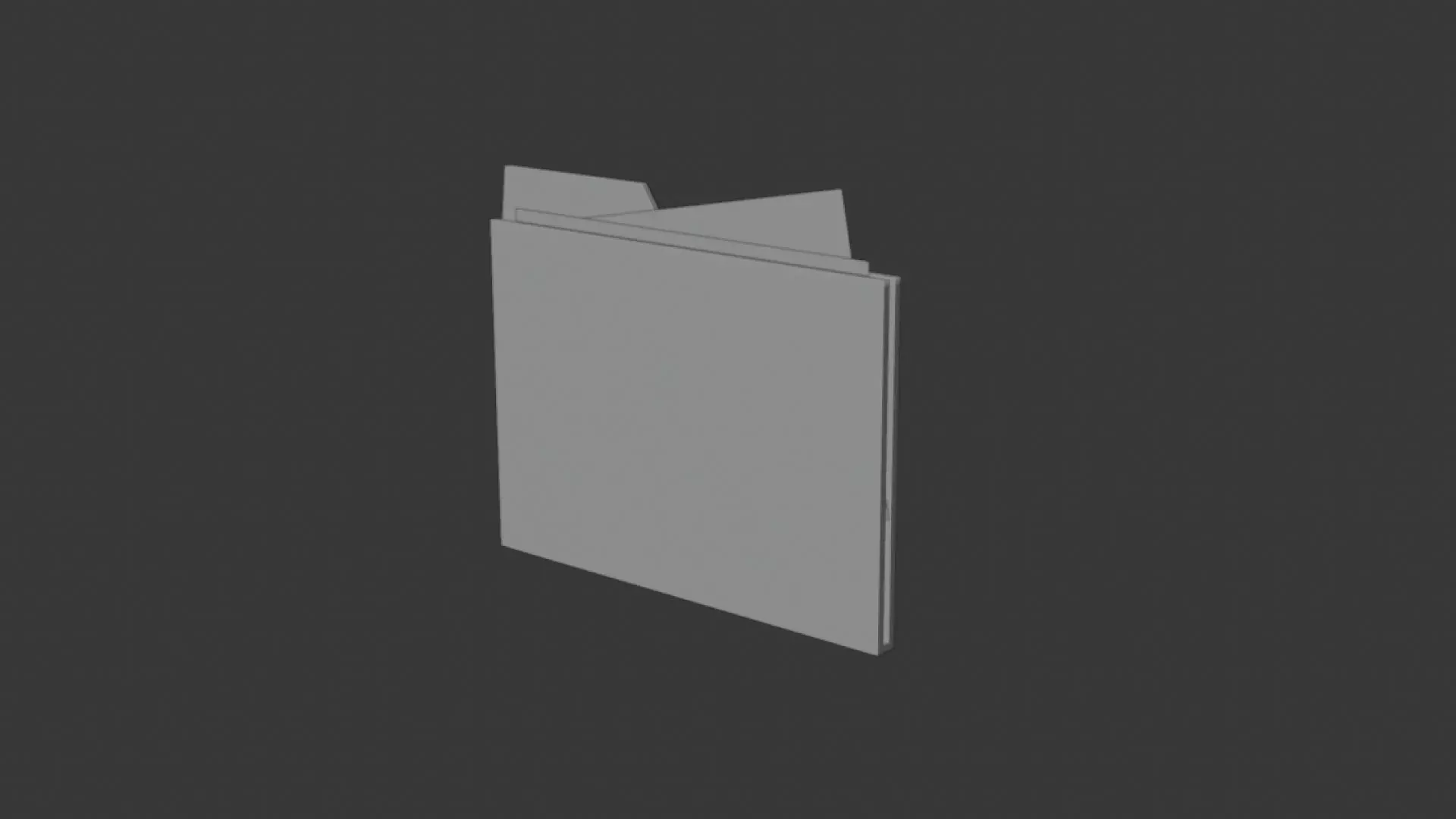 Folder Icon  3D model_5