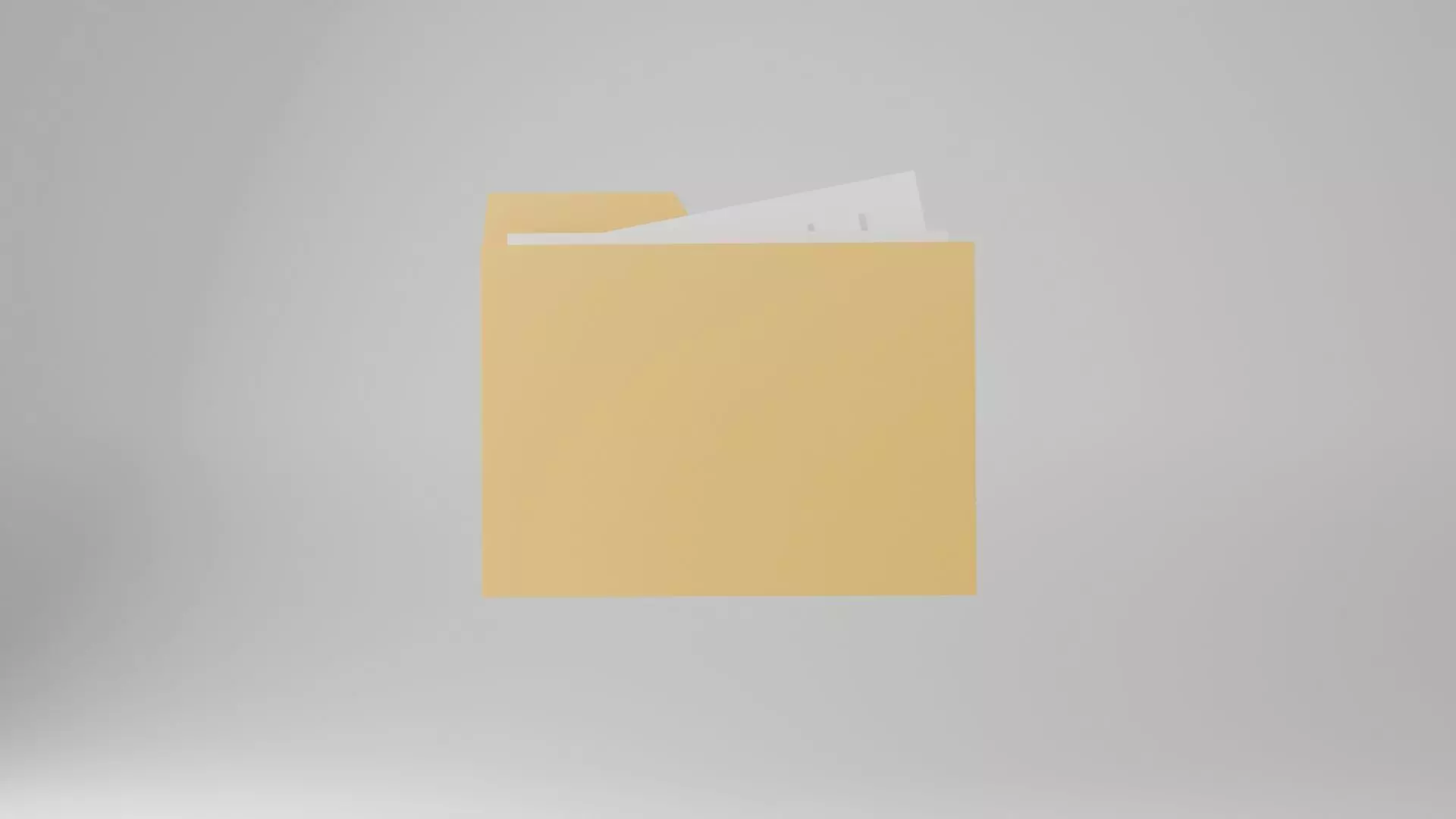 Folder Icon  3D model_3