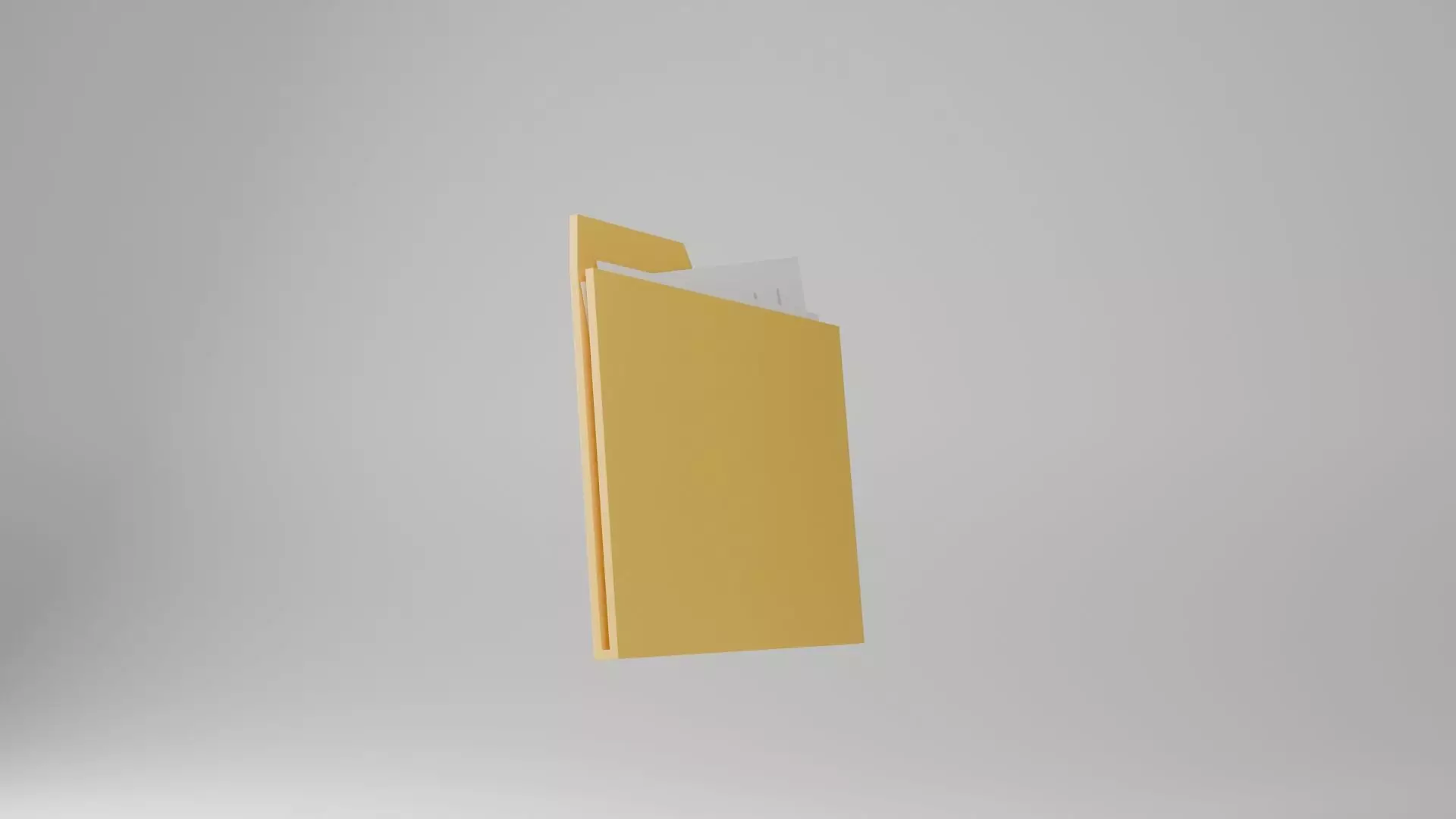 Folder Icon  3D model_0