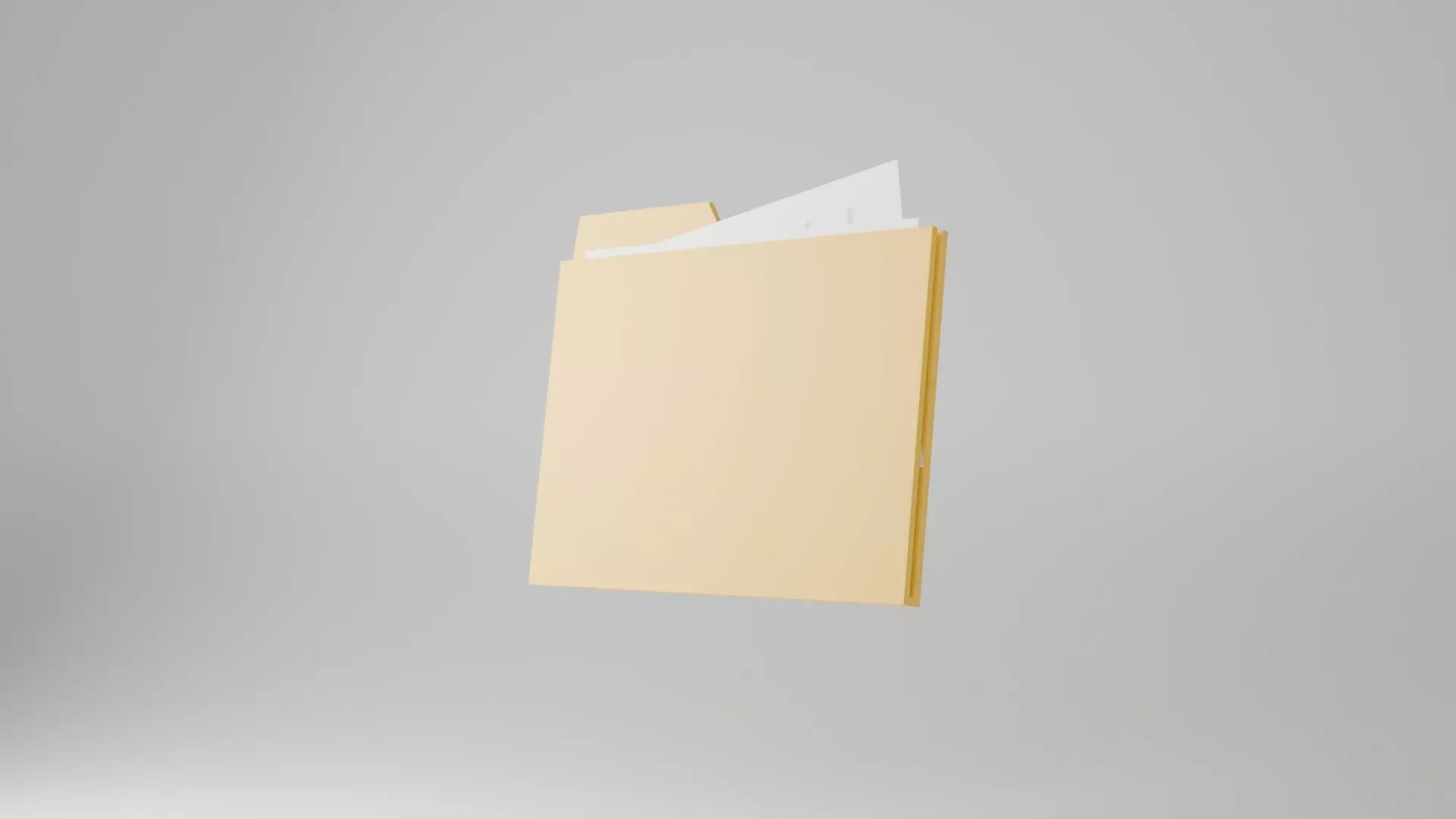 Folder Icon  3D model_1